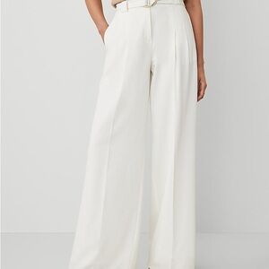 Ann Taylor The Belted Wide-Leg Pant 12P